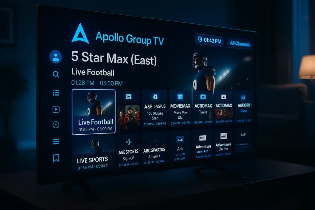 Apollo TV first-time login