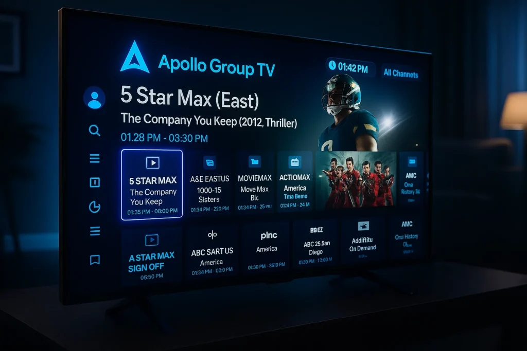Apollo TV first-time login